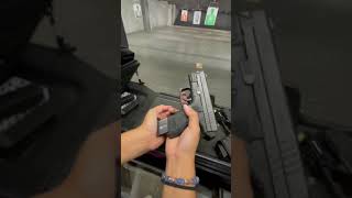 Shooting my fav gun ! Springfield XD 9 🔫🔥 #gunrange #legallydangerous #gun