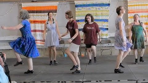 A CAPELLA at the Michigan Celtic Festival • "No Notes" Appalachian Clogging dance