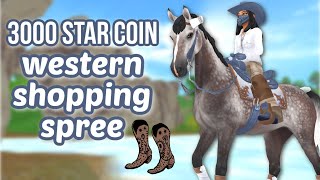 3000 Star Coin Western Shopping Spree!   Star Stable