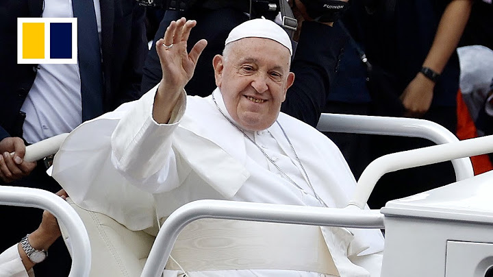 WATCH LIVE: Pope Francis visits Singapore