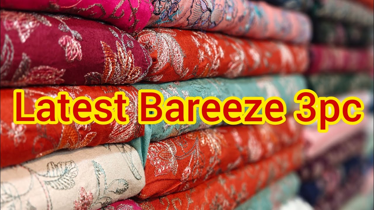 Bareeze Latest 3pc Karandi by Mustafa khattak fabrics