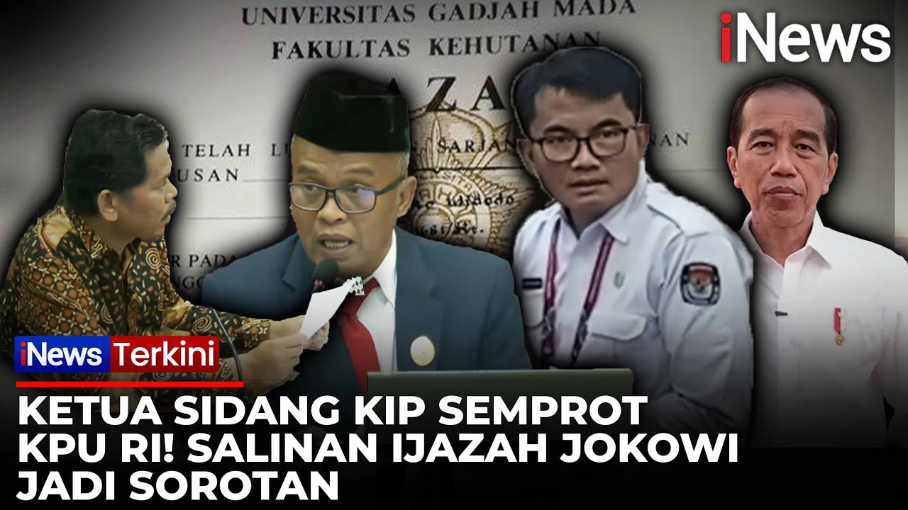 FULL Sidang Panas! Ketua Sidang KIP Cecar KPU RI soal Salinan Ijazah Jokowi | iNews Terkini