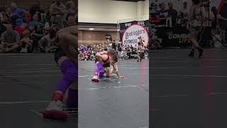 Elis Iranian Lat Drop and Down Block are working beautifully #wrestling