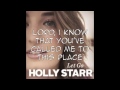 Let go  holly starr  lyrics on screen