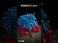 Satisfying 3D Cube Animation #animation #asmr