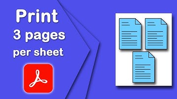 How to print 3 pages per sheet in pdf using Adobe Acrobat Pro DC
