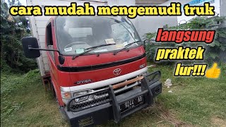 cara mengemudi truk DYNA. untuk pemula jamin bisa👍