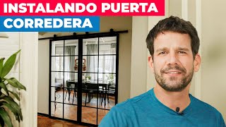 Cómo instalar una puerta corredera