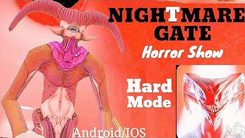 NIGHTMARE GATE : Horror Show with Battle pass | hard mode full gameplay