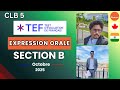 TEF Canada Speaking 🚀 | CLB 5 Mock Interview Simulation
