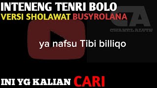 Download Lagu SHOLAWAT VIRAL, FULL LIRIK+TERJEMAH, VERSI INTENENG TENRI MP3