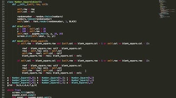 Sliding Puzzle in Python