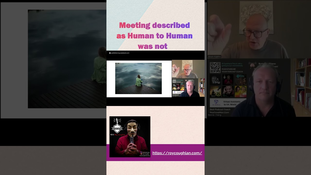 Meeting described as Human to Human was not Meeting described as Human to Human was not