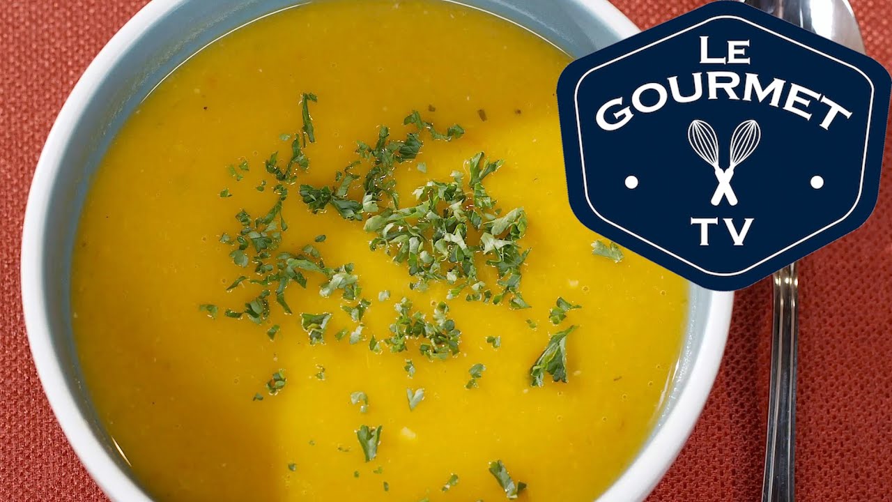 🔵 Roasted Sweet Potato Soup Recipe