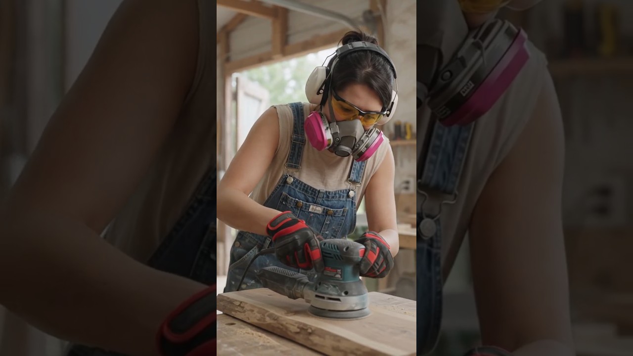🔥 She Turned Wood Into Art! 🪵✨ #woodworking #diy #shorts