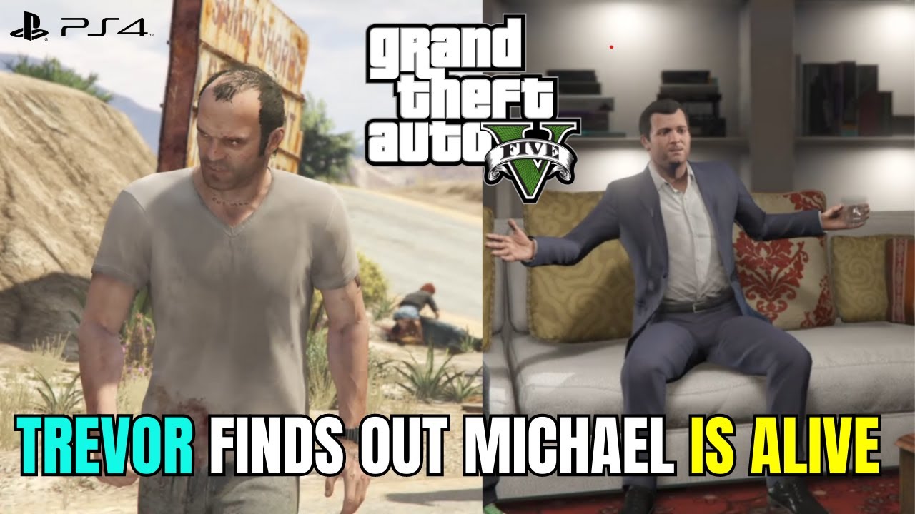 Trevor Finds Out Michael Is Alive || GTA 5 GAMEPLAY #6 - YouTube