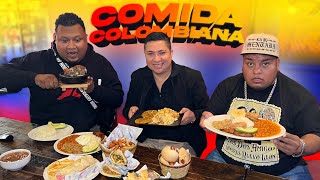 Probando COMIDA típica COLOMBIANA en MÉXICO| BIG&FASHION