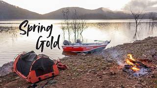 Chasing Golden Perch, Boat Camping & Cooking