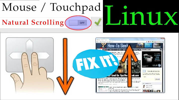 Touchpad Scrolling Broken | FIX Reverse Scrolling (Down/Up) Problem in Linux | FIX Natural Scrolling