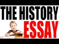 How to write a history essay for college - How To Write a Good History Essay | History