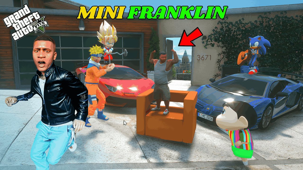 Franklin Meets MINI FRANKLIN Built by Shinchan! 🤯 5th Member Revealed! | GTA 5 Malayalam