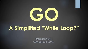 Go Statement ... A Simplified "While Loop?" - Hands On Easy Demo!