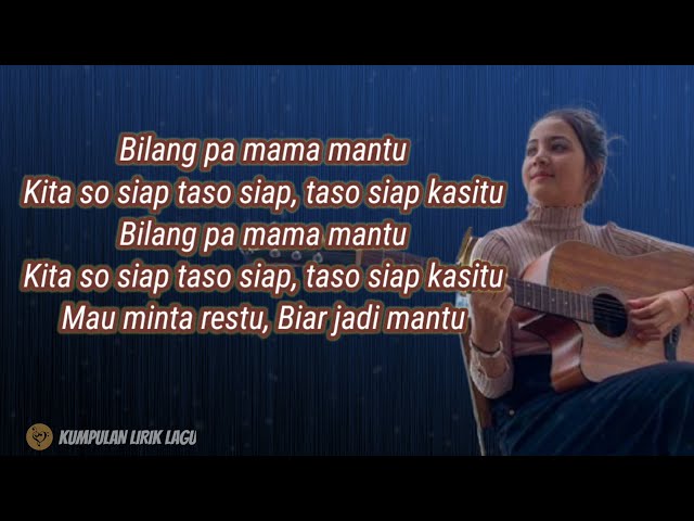 LIRIK - I LOVE MAMA MANTU [ BULAN SUTENA] [ LIRIK + REMIX LyricsmusicAY ] class=