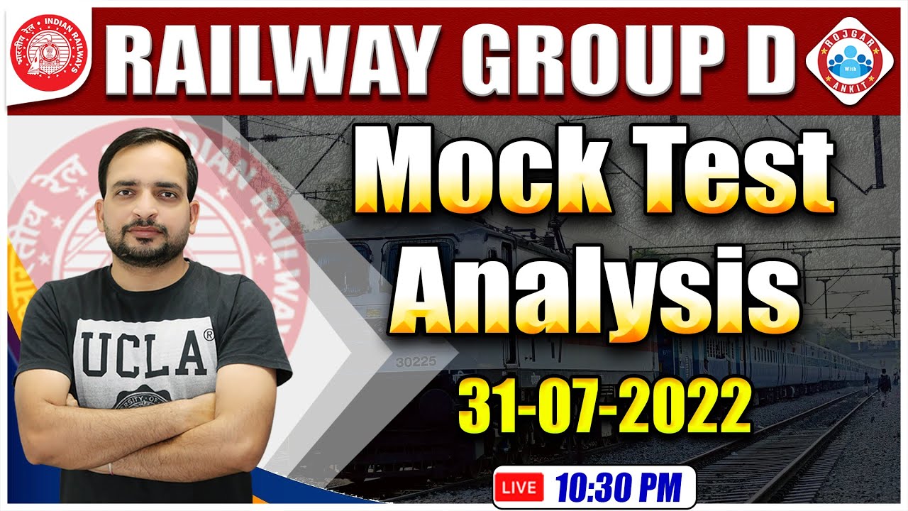 Group D Mock Test Analysis (31/07/2022) | Railway Group D Mock Test | Group D Expected Cutoff 2022