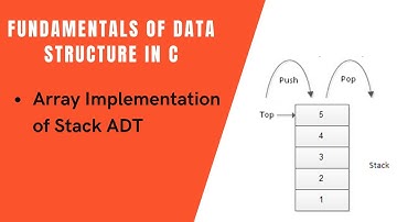 Array Implementation of stack|Stack ADT|Fundamentals of Data Structure in C|FDS |Stack in tamil