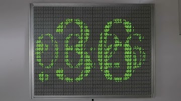 Up and running! 7,200-segment, 1,152-digit 7-seg display - "One-to-Many"