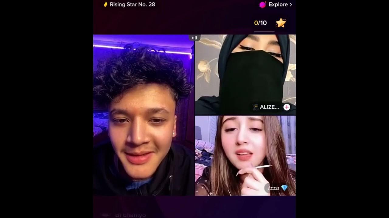 Aayush Alizeh Tiktok Live With Izzu Reaction Video || Nepali no 1 ...