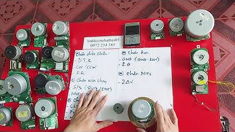 Hướng dẫn cách nhận biết,phân loại và cách chạy motor brushless(không chổi than tháo máy photo).