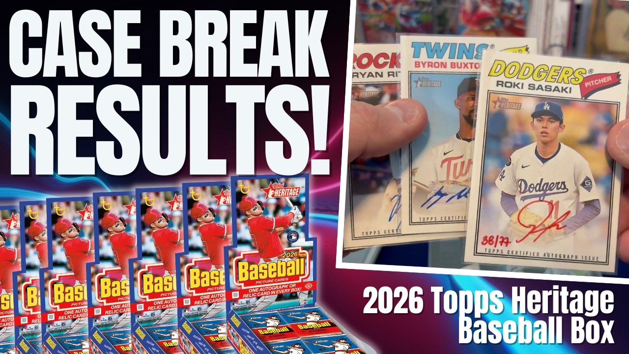 CASE BREAK RESULTS!!! 2026 Topps Heritage Baseball Hobby Case