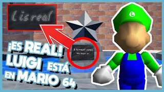 LUIGI en Super Mario 64 es DESCUBIERTO casi 25 Años Después (L Is Real EXPLICADO) | N Deluxe