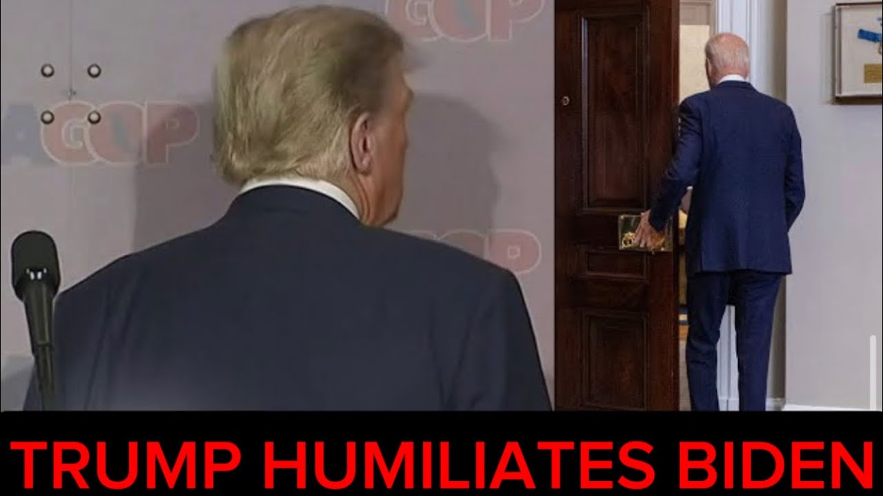 Trump MOCKS BIDENS MENTAL DECLINE🤣 - YouTube