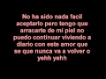 Duele Decirte Adios - Pee Wee Letra