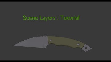 Blender Tutorial : Scene Layers
