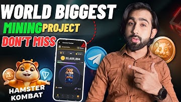 Hamster Kombat Biggest Mining Project - Telegram Crypto Mining Bot 2024 - Earn Money without invest