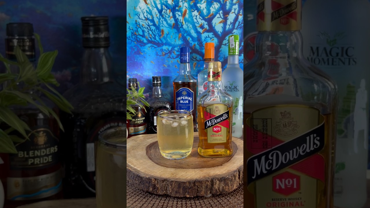 McDowells Whisky + Lemon 🥃🍸🥂 