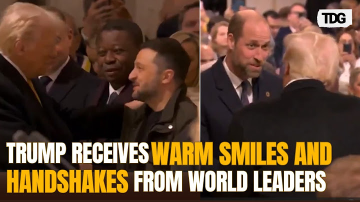 Trump Receives Warm Welcome from World Leaders at Notre Dame Cathedral Reopening | Paris