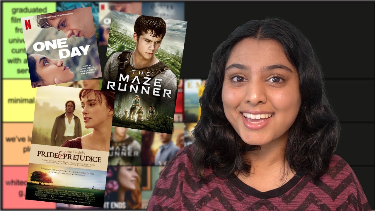 ranking book to tv/film adaptations (again) - YouTube