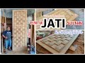 PINTU JATI SULTAN, Pintu JATI Super Tinggi Dan Besar, Tutorial Membuatnya