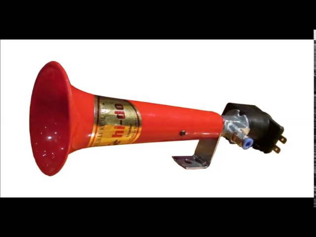 Hi-Do Air Horn HD420C 5 Trumpets Super Echo, Red, 12v