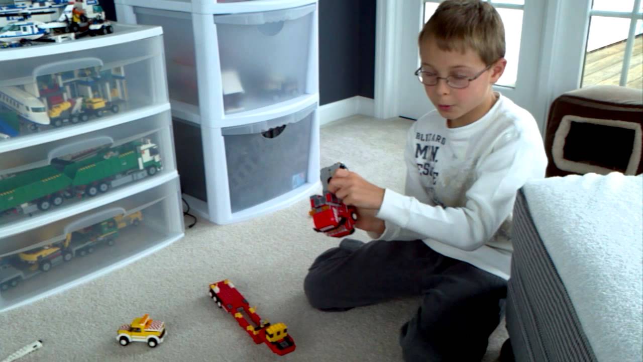 Lego 7747 Review - Wind turbine transporter - YouTube