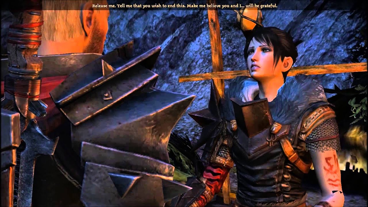 Dragon Age: Origins | Morrigan's Angry Kiss - YouTube