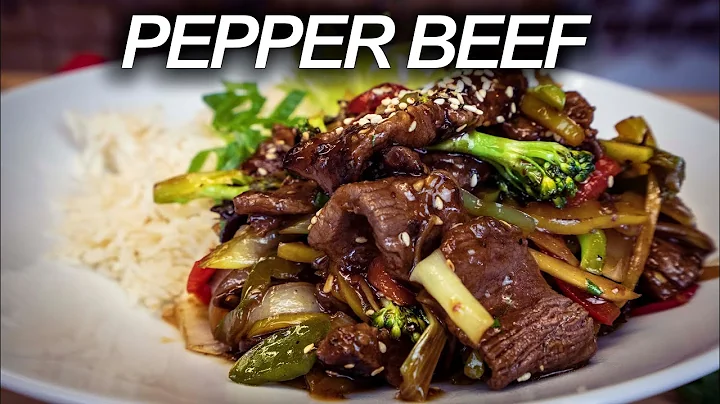 REZEPT: Pfeffer Rindfleisch | Pepper Beef | Asiati...
