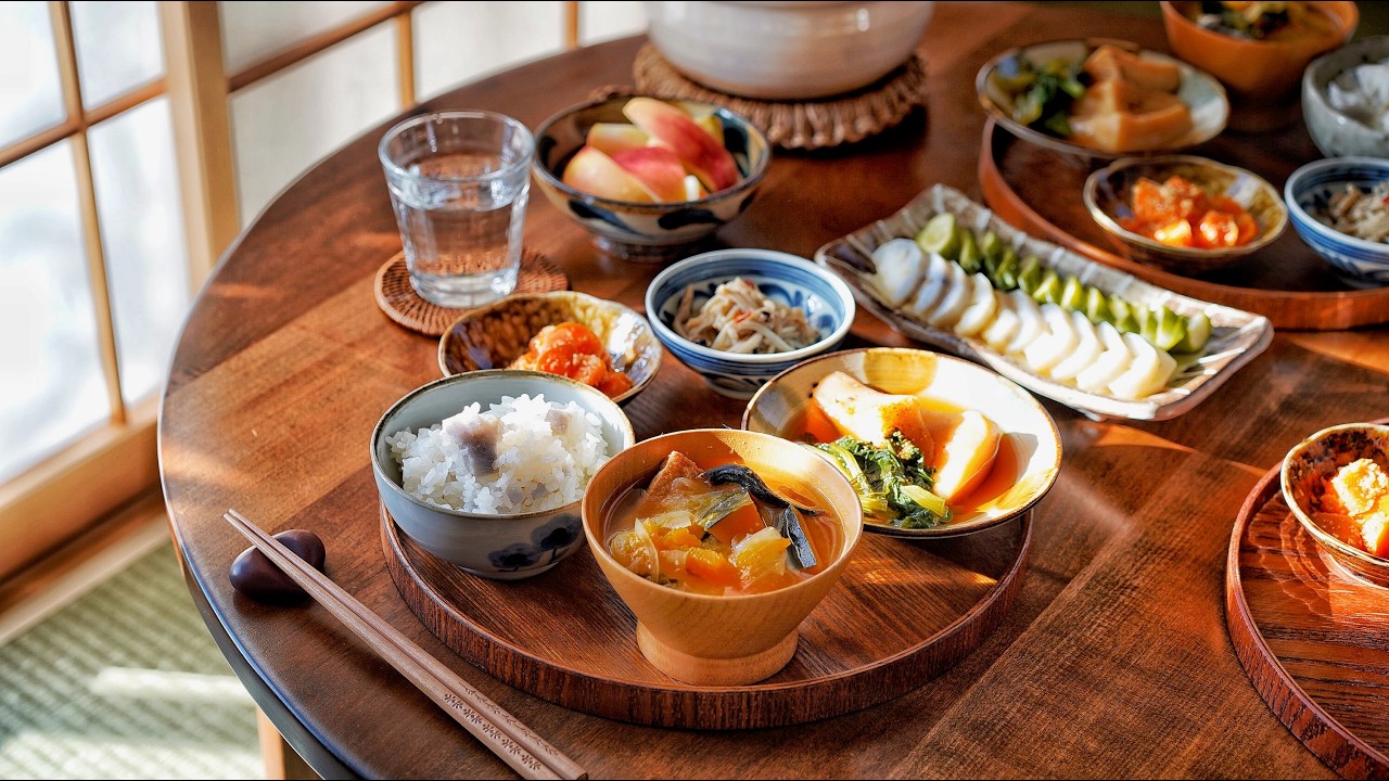 秋になったら食べるもの🍂３日間の献立、和食レシピ
