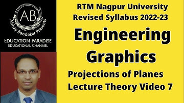 Projections of Planes: Lecture Theory Video 7 ( Resting Positions of  Triangular Plane 30-60-90 Set)