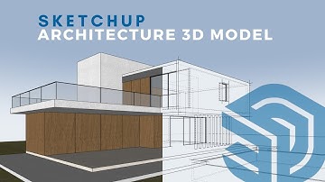 Comprehensive Tutorial Architecture 3D Modeling with SketchUp |  Private House 355