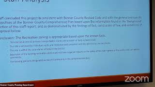 Bonner County Commissioners Public Hearing - August 12, 2020